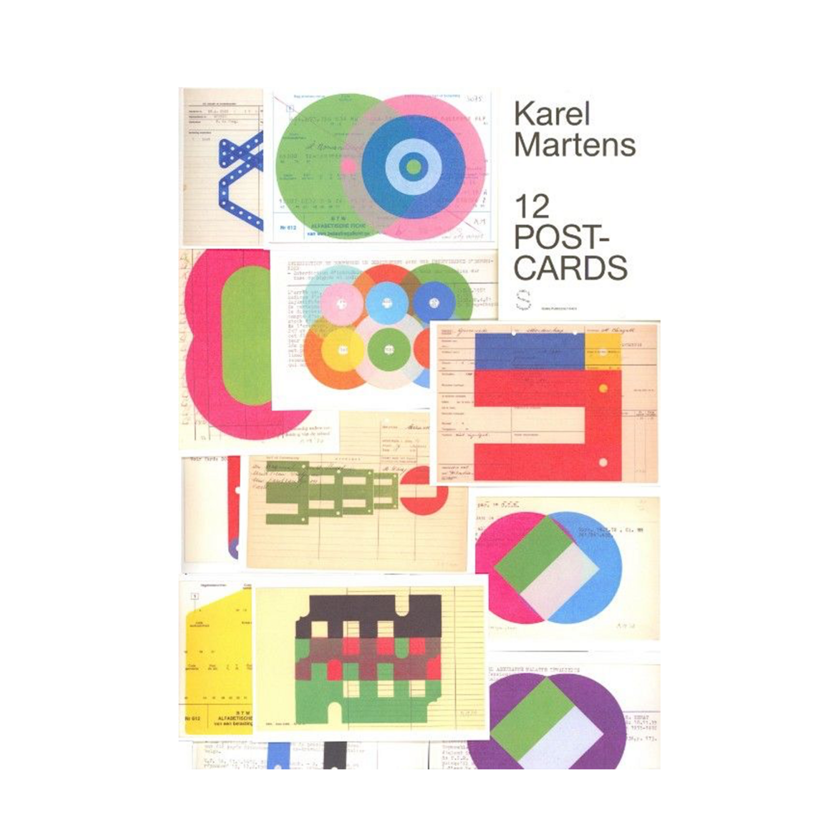 Karel Martens 12 Postcards Set