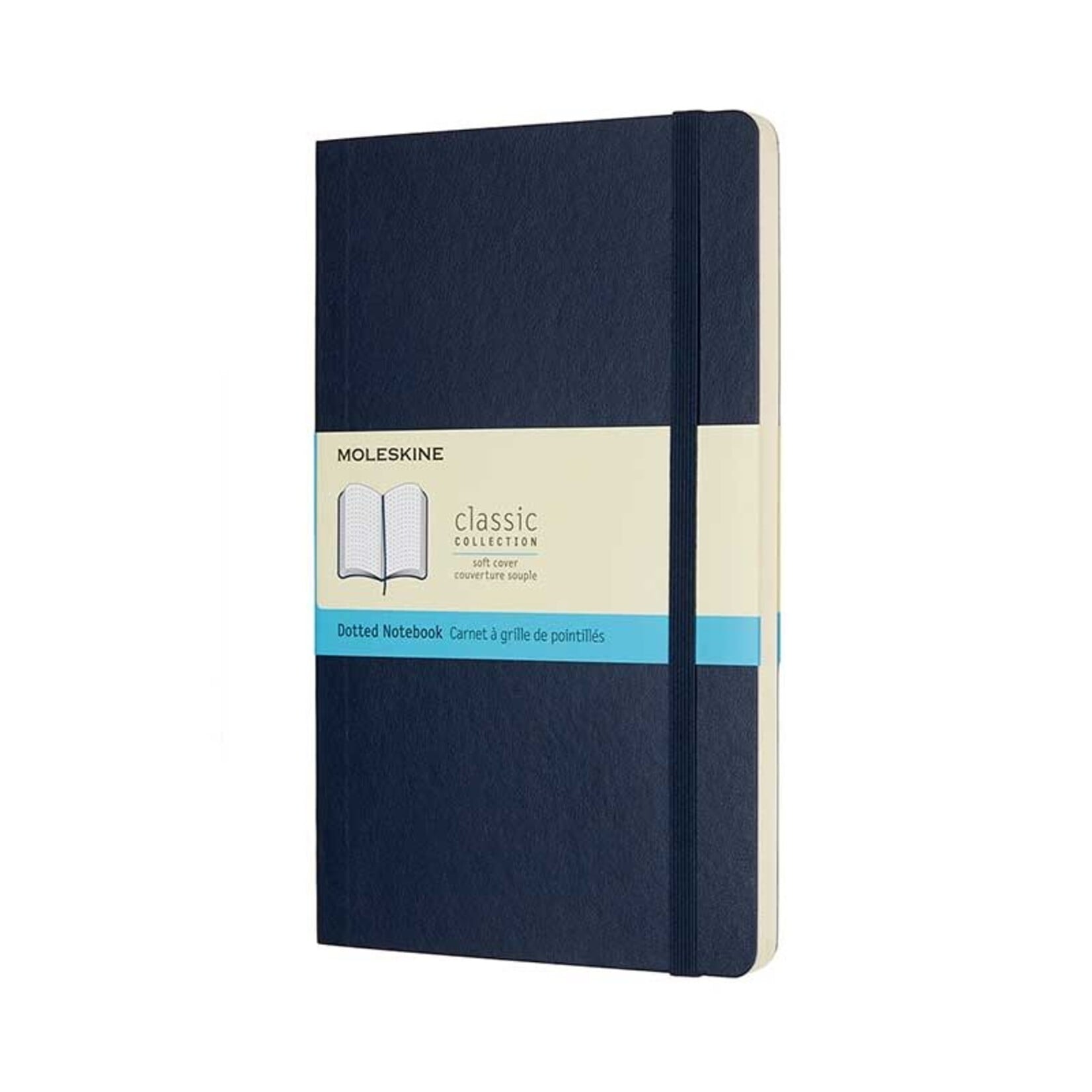 Moleskine Large Classic, Dot, Sapphire Blue, Softcover