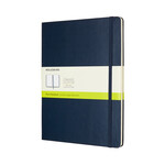 Moleskine Moleskine Classic Notebook, XL, Hardcover - Sapphire Blue, Plain