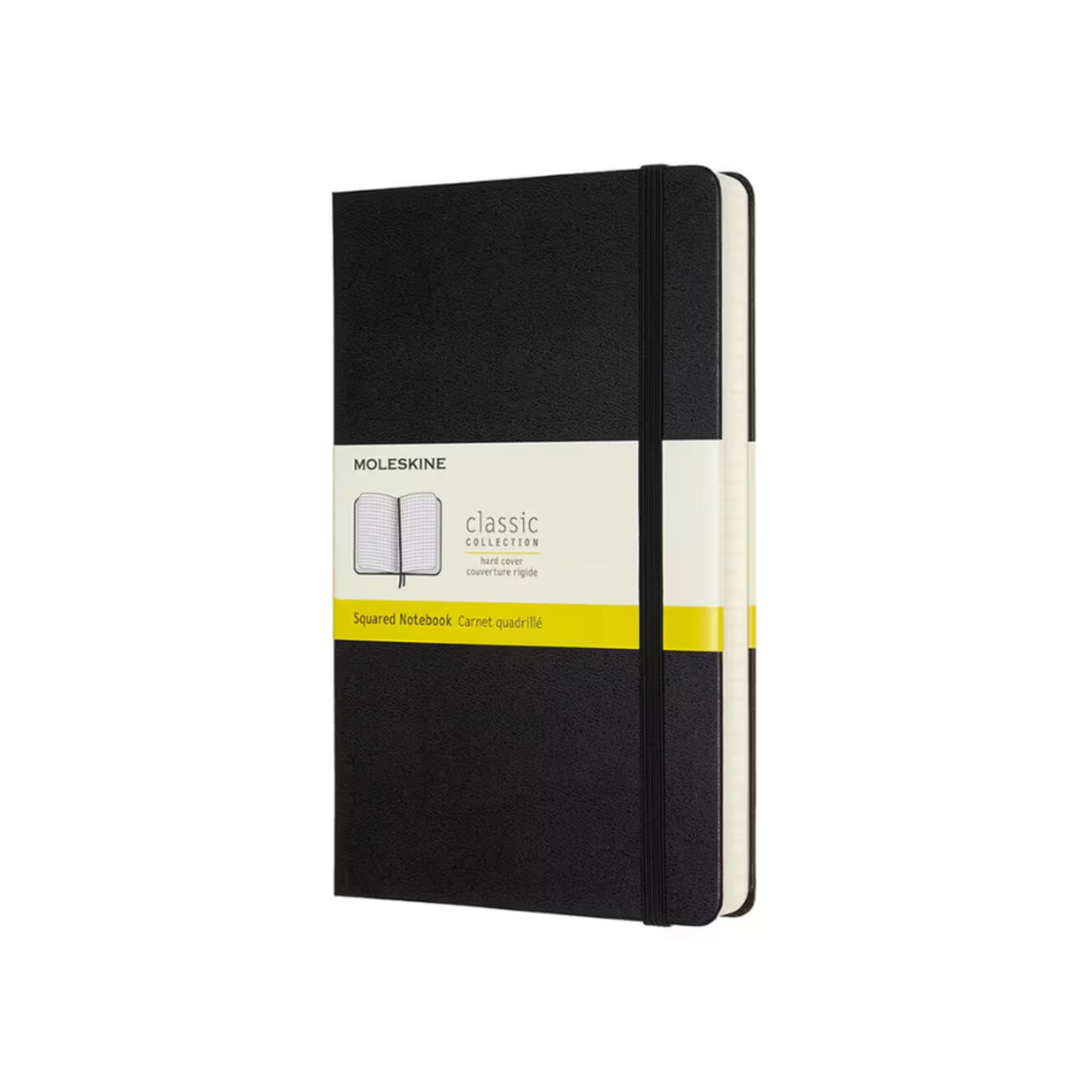 Moleskine Moleskine Classic Expanded Paper Notebook, Large, Hardcover - Black, Squared