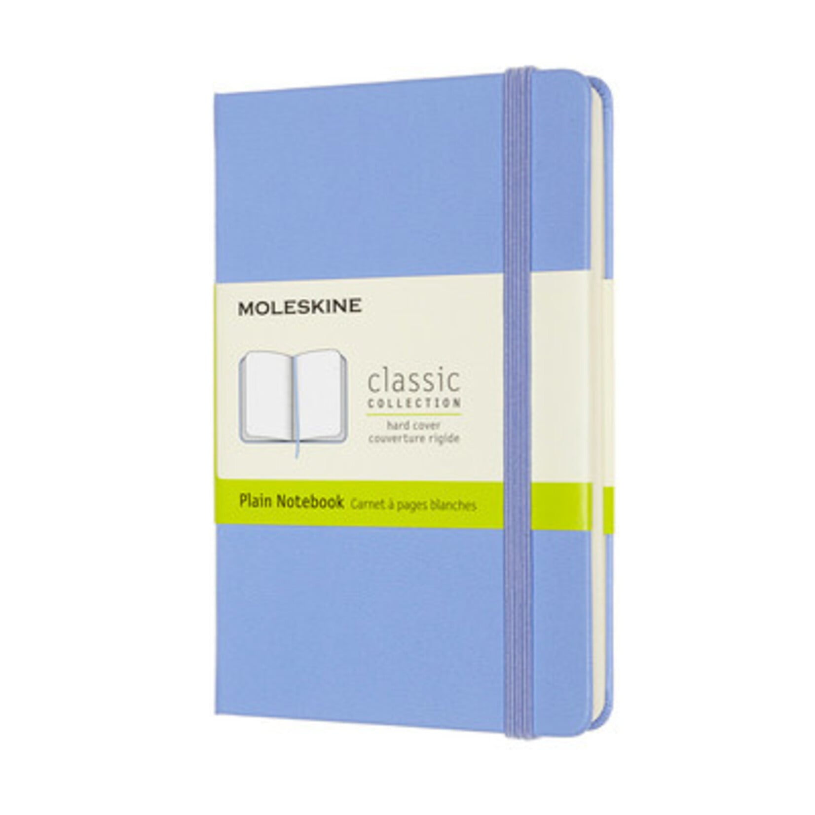 Moleskine Moleskine Classic Notebook, Pocket, Hardcover - Hydrangea Blue, Plain