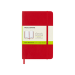 Moleskine Moleskine Classic Notebook, Pocket, Softcover - Vibrant Red, Plain