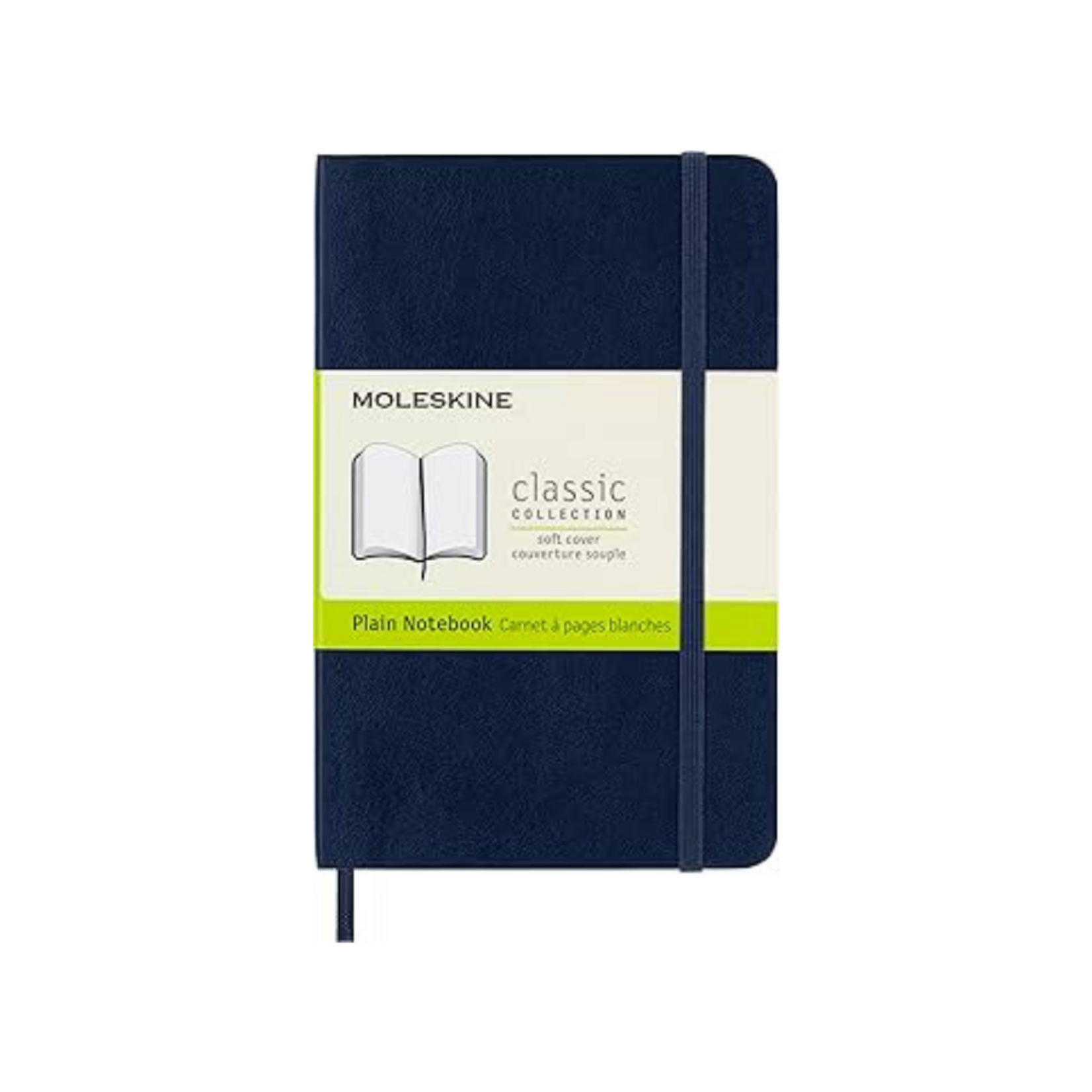 Moleskine Moleskine Classic Notebook, Pocket, Softcover - Sapphire Blue, Plain