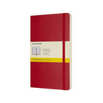Moleskine Moleskine Classic Notebook, Large, Softcover - Scarlet Red, Squared