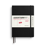 Leuchtturm Leuchtturm1917 Weekly Planner 2027, Medium (A5) Hardcover - Black