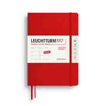 Leuchtturm Leuchtturm1917 Weekly Planner 2027, Medium (A5) Hardcover - Cherry