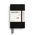 Leuchtturm Leuchtturm1917 Weekly Planner 2027, Pocket (A6) Hardcover - Black