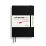 Leuchtturm Leuchtturm1917 Weekly Planner, 2026-2027 (18 Months), Medium (A5), Hardcover - Black