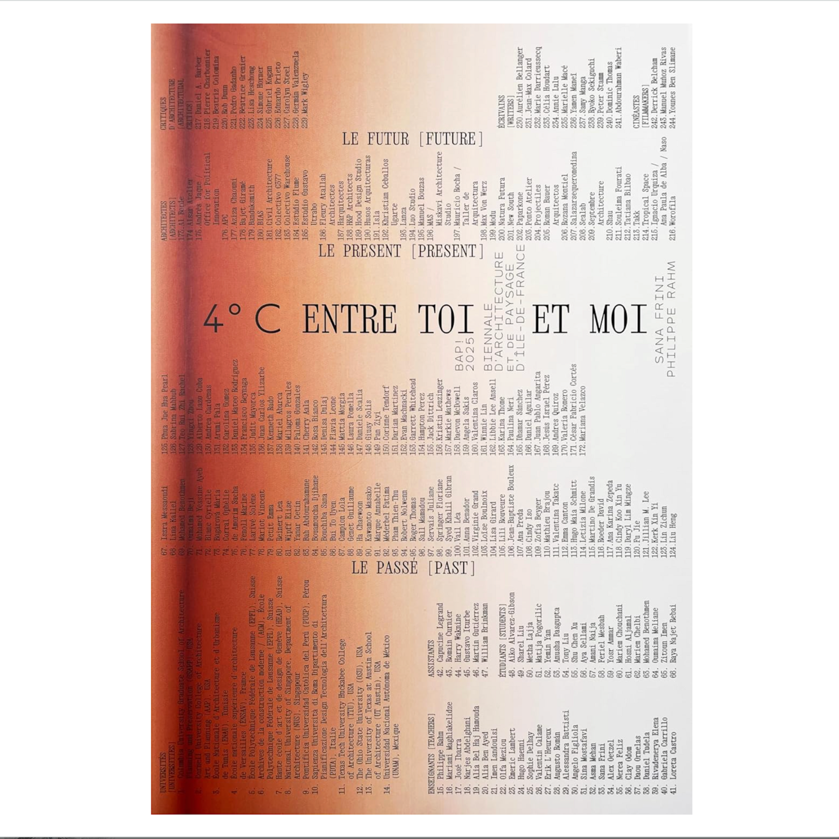 4°C Between Me and You: 3rd Biennial of Architecture and Landscape of Île-de-France