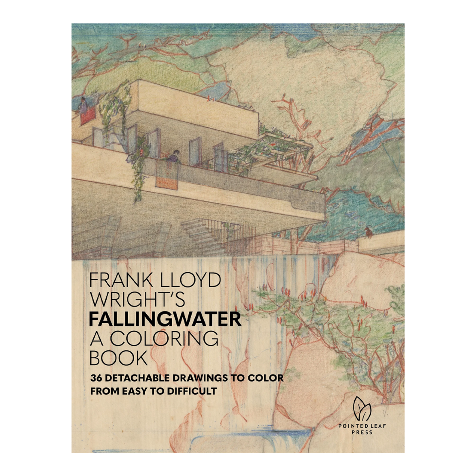 Frank Lloyd Wright's Fallingwater: A Coloring Book