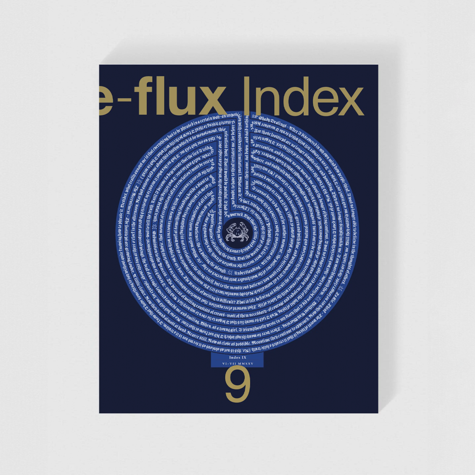 E-flux Index, Volume 9