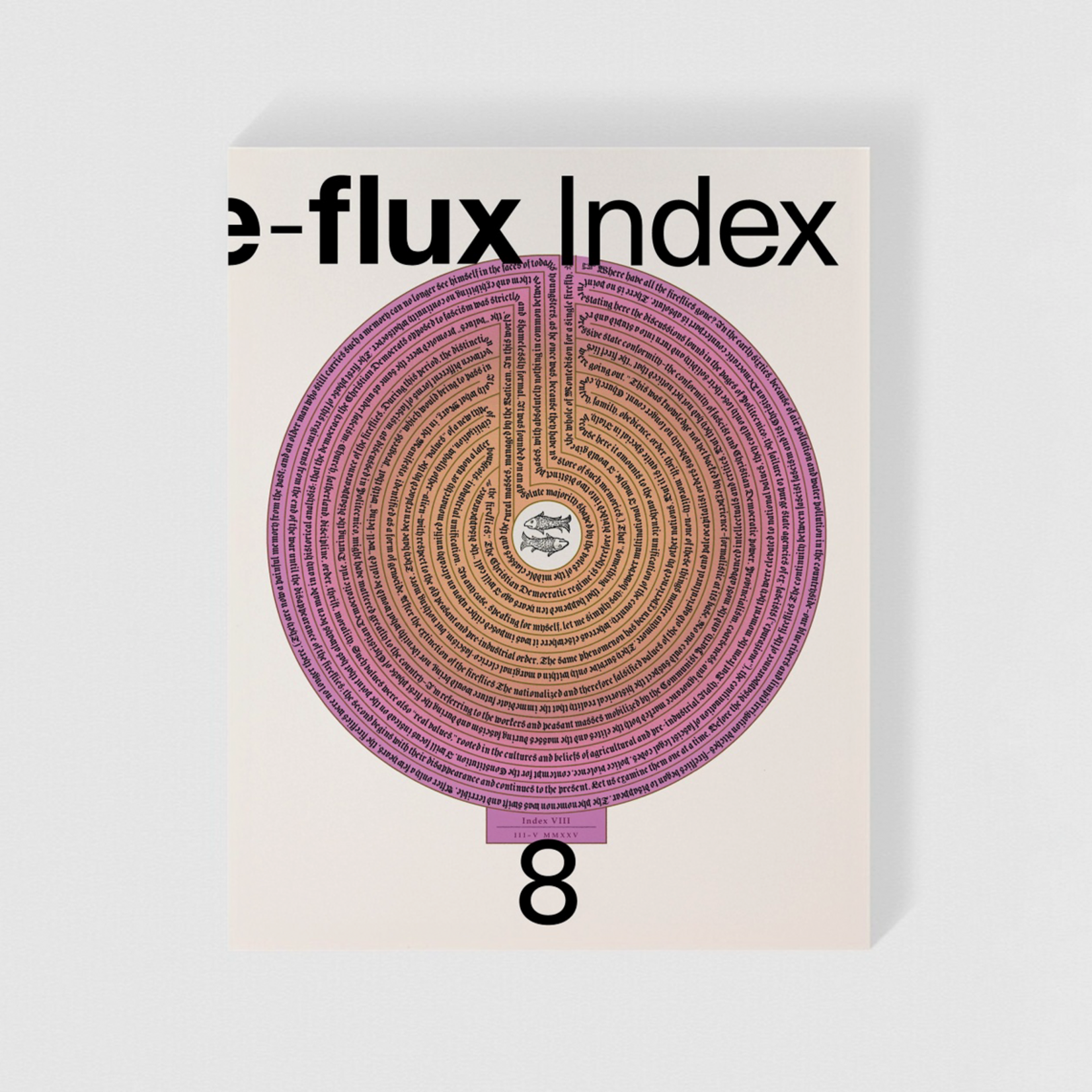 E-flux Index, Volume 8