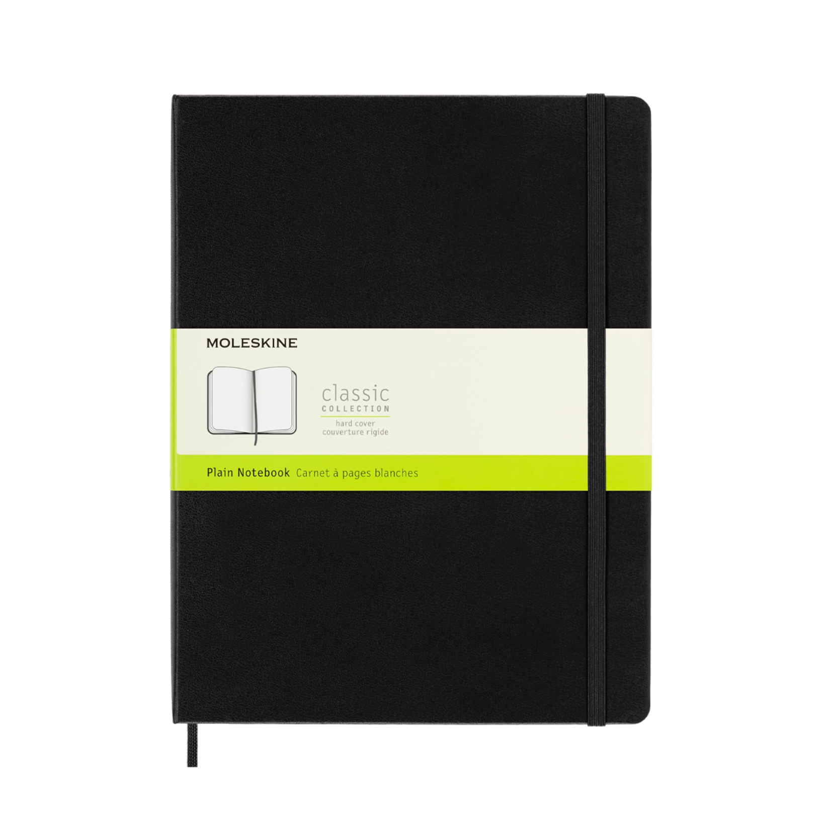 Moleskine Moleskine Classic Notebook, Extra Large, Plain, Black, Hardcover