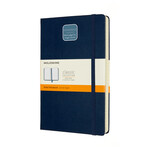 Moleskine Moleskine Notebook, Expanded, Large, Ruled, Sapphire Blue, Hard Cover