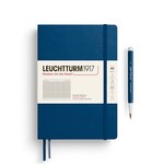 Leuchtturm Leuchtturm1917 Notebook, Medium (A5), Hardcover - Indigo, Squared