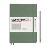 Leuchtturm Leuchtturm1917 Notebook, Medium (A5), Hardcover - Olive, Squared