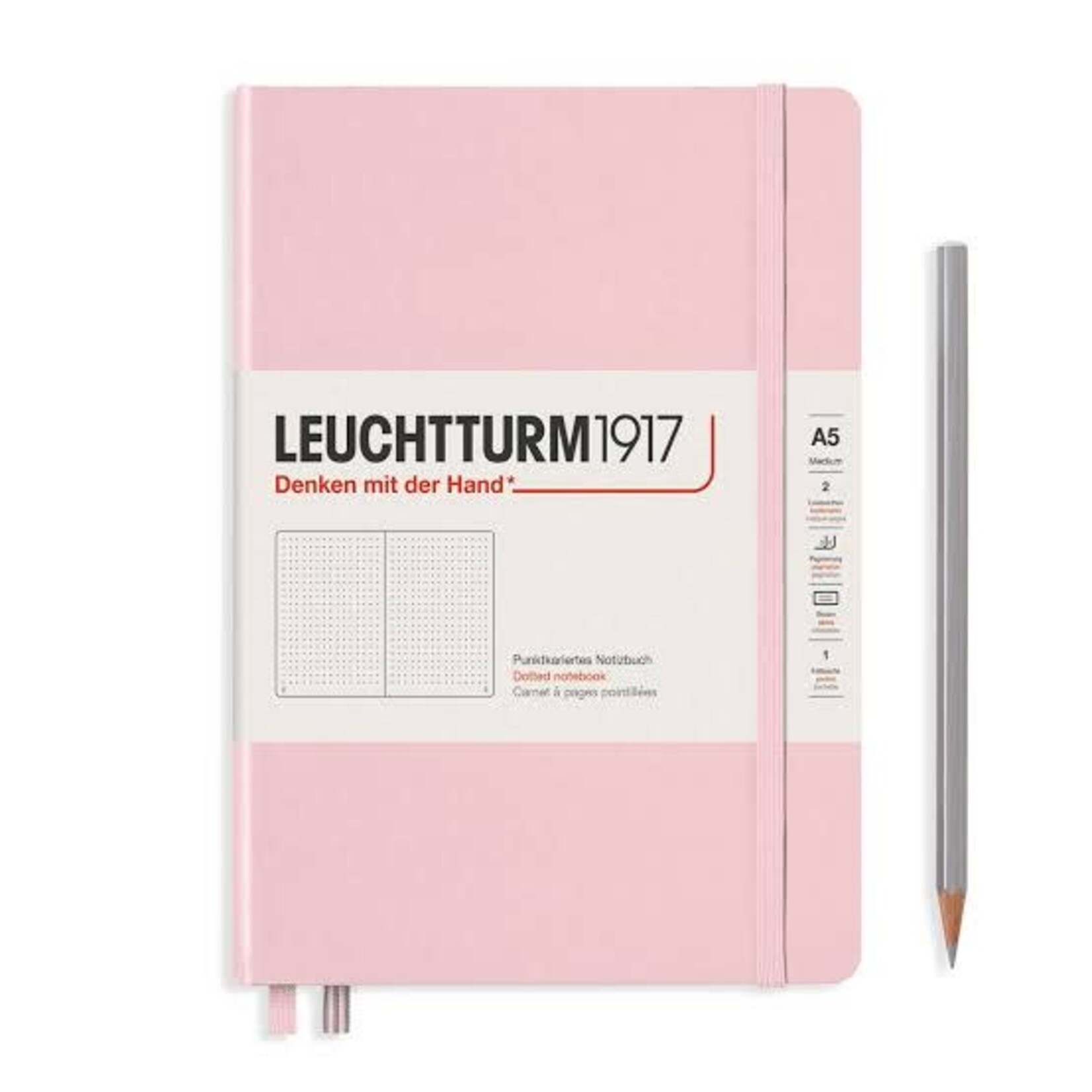 Leuchtturm Leuchtturm A5 Hardcover Notebook - Powder, Dotted