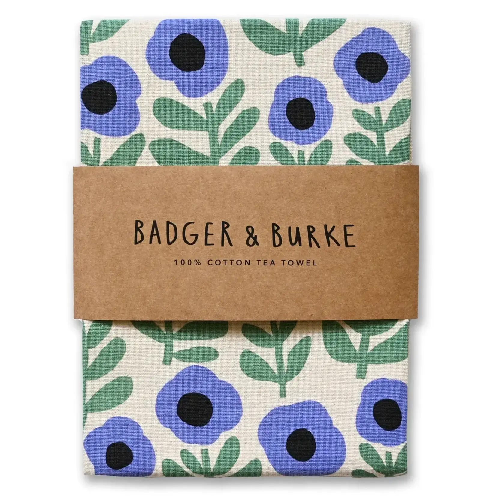 Badger & Burke Badge & Burke Poppy Tea Towel