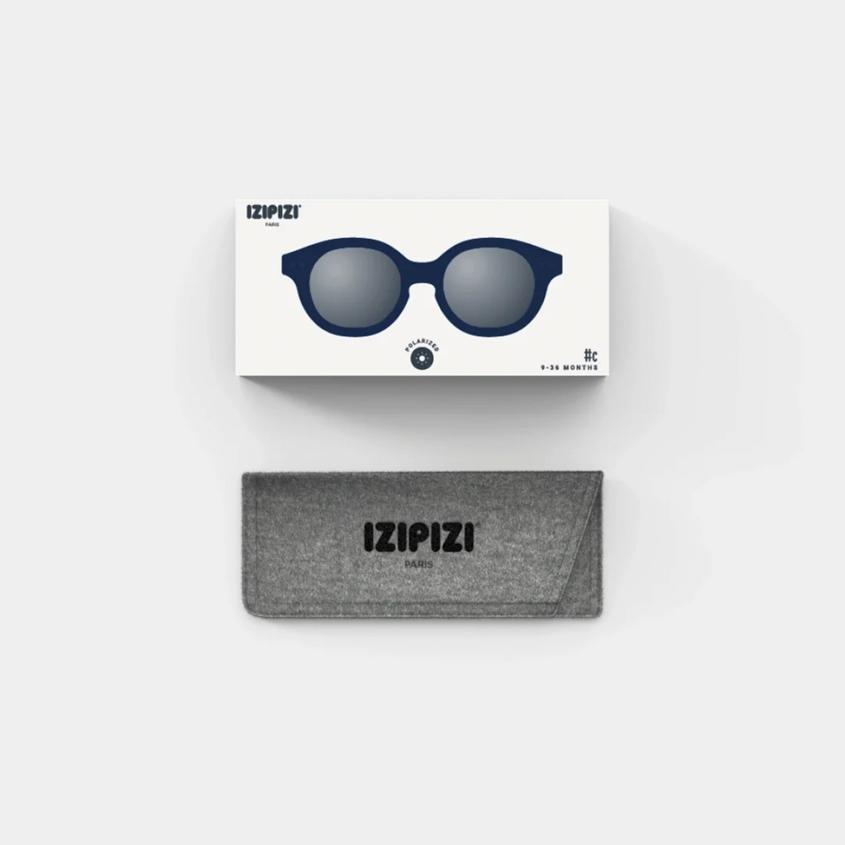 IZIPIZI IZIPIZI C Sun Glasses, Kids (9-36 months), Denim Blue
