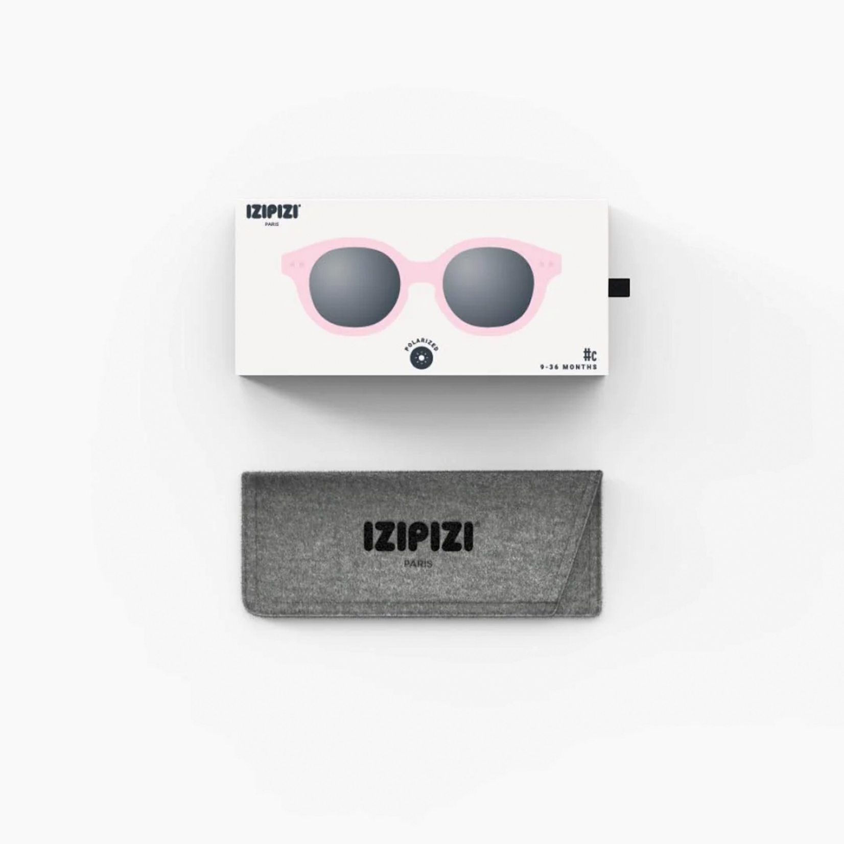 IZIPIZI IZIPIZI C Sun Glasses, Kids (9-36 months), Pastel Pink