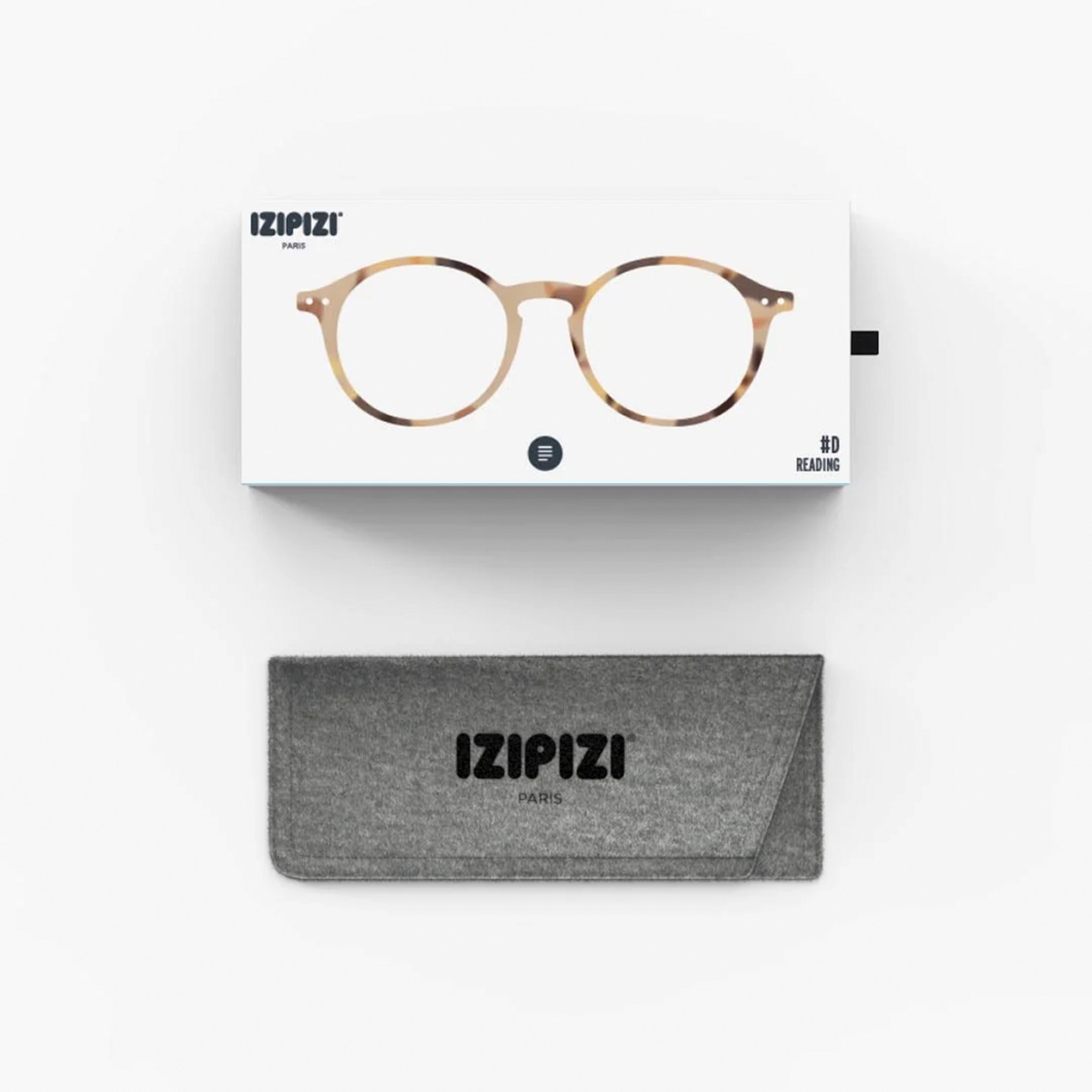 IZIPIZI IZIPIZI D Reading Glasses, Light Tortoise, +1.5