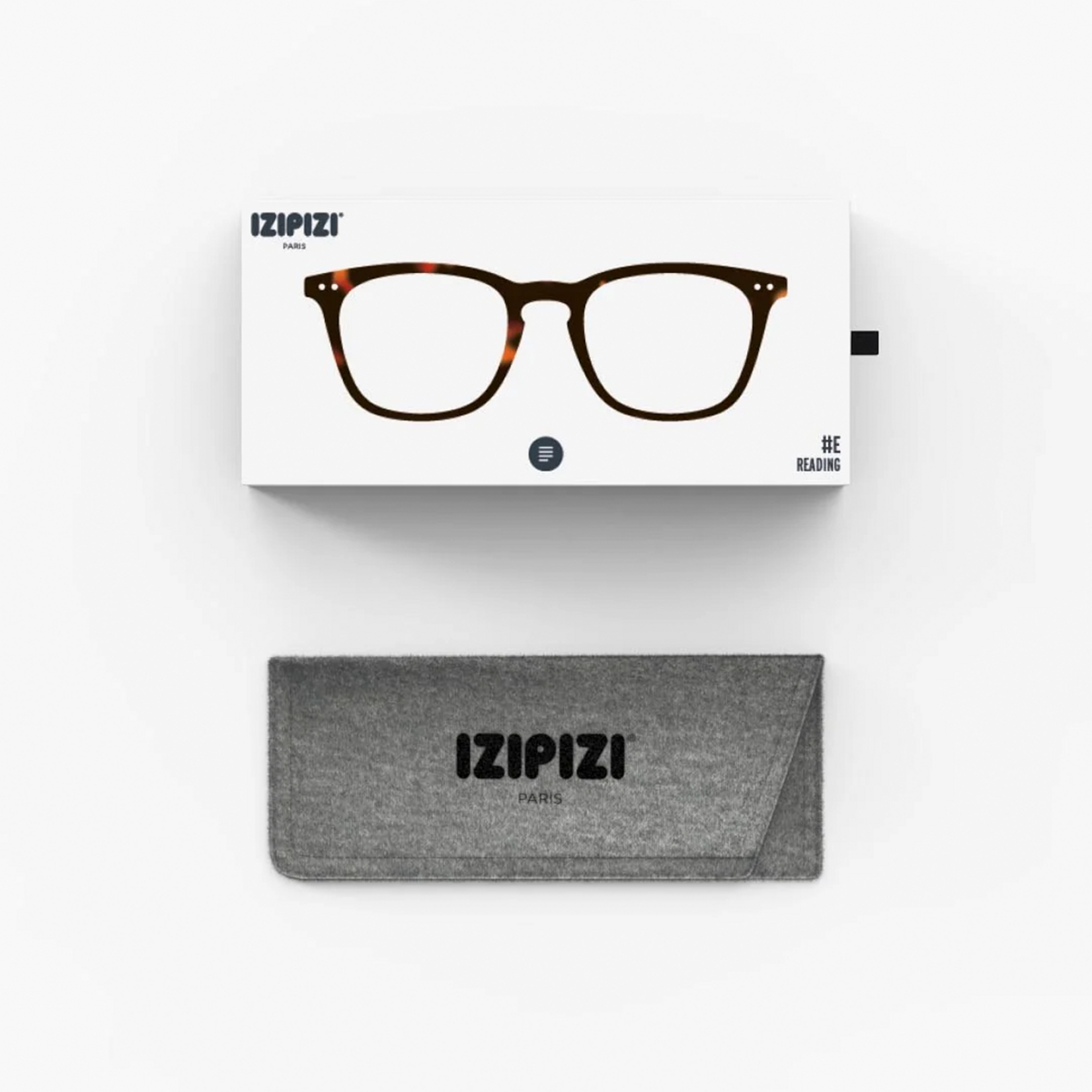 IZIPIZI IZIPIZI E Reading Glasses, Tortoise, +1.0
