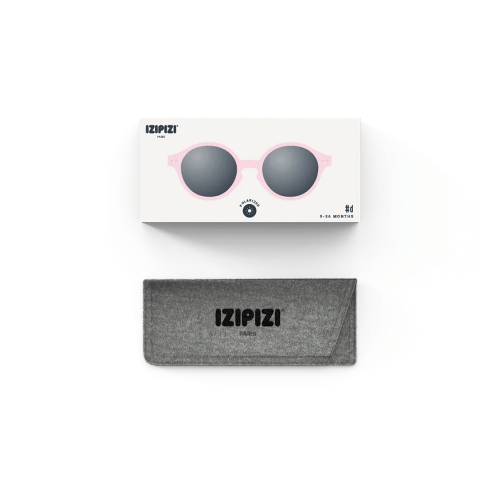 IZIPIZI IZIPIZI D Sun Glasses, Kids (9-36 months), Pastel Pink