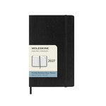 Moleskine Moleskine Classic 12 Month 2027 Monthly Planner, Pocket, Softcover - Black