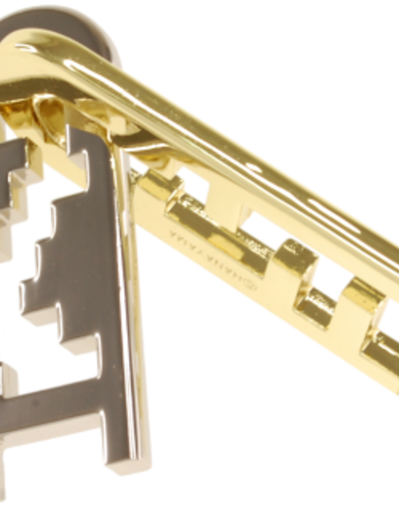 Keyhole Puzzle - Hanayama Cast Metal Puzzle - Difficulty Level 4/6