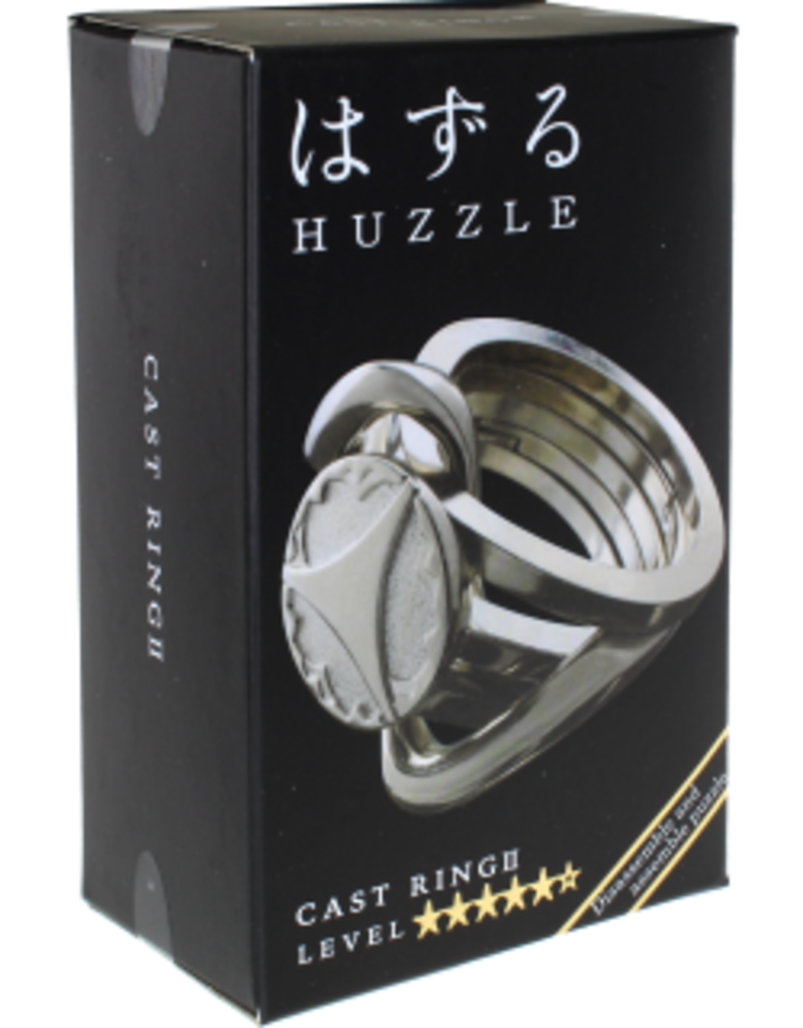 Ring 2 Puzzle - Hanayama Cast Metal Puzzle - Difficulty Level 5/6