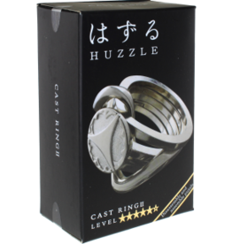 Ring 2 Puzzle - Hanayama Cast Metal Puzzle - Difficulty Level 5/6