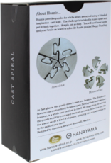 Spiral Puzzle - Hanayama Cast Metal Puzzle - Difficulty Level 5/6