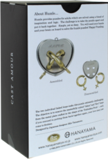 Amour Puzzle - Hanayama Cast Metal Puzzle - Difficulty Level 5/6