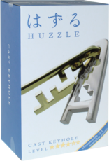 Keyhole Puzzle - Hanayama Cast Metal Puzzle - Difficulty Level 4/6