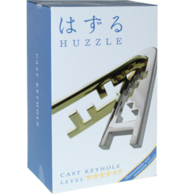 Keyhole Puzzle - Hanayama Cast Metal Puzzle - Difficulty Level 4/6
