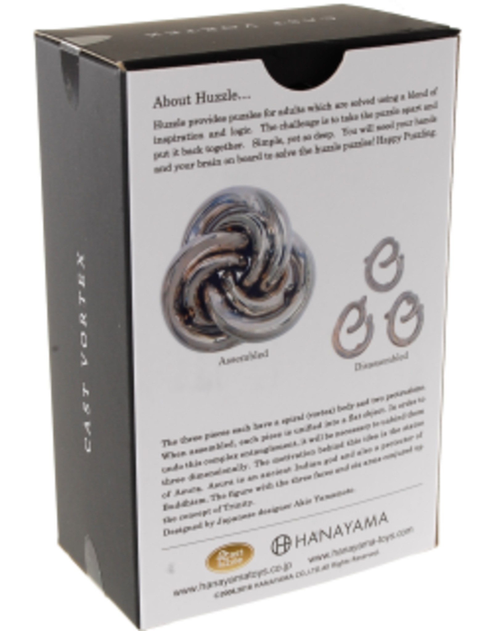 Vortex Puzzle - Hanayama Cast Puzzle - Difficulty Level 6/6