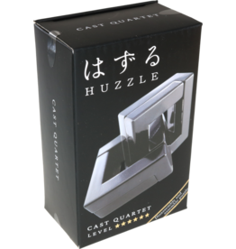 Quartet Puzzle - Hanayama Cast Metal Puzzle - Difficulty Level 6/6