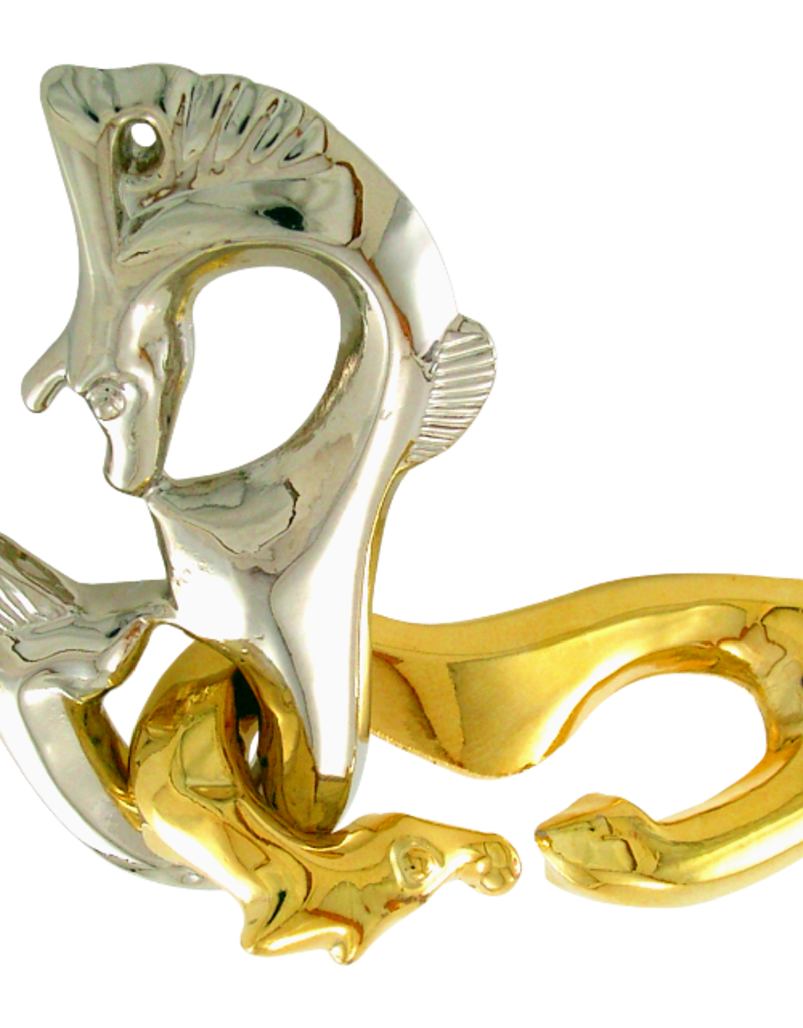 Seahorse Puzzle - Hanayama Cast Metal Puzzle - Difficulty Level 2/6