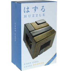 Coil Puzzle - Hanayama Cast Metal Puzzle - Difficulty Level 3/6
