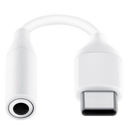 Samsung - USB-C to 3.5mm Headphone Jack Adapter White