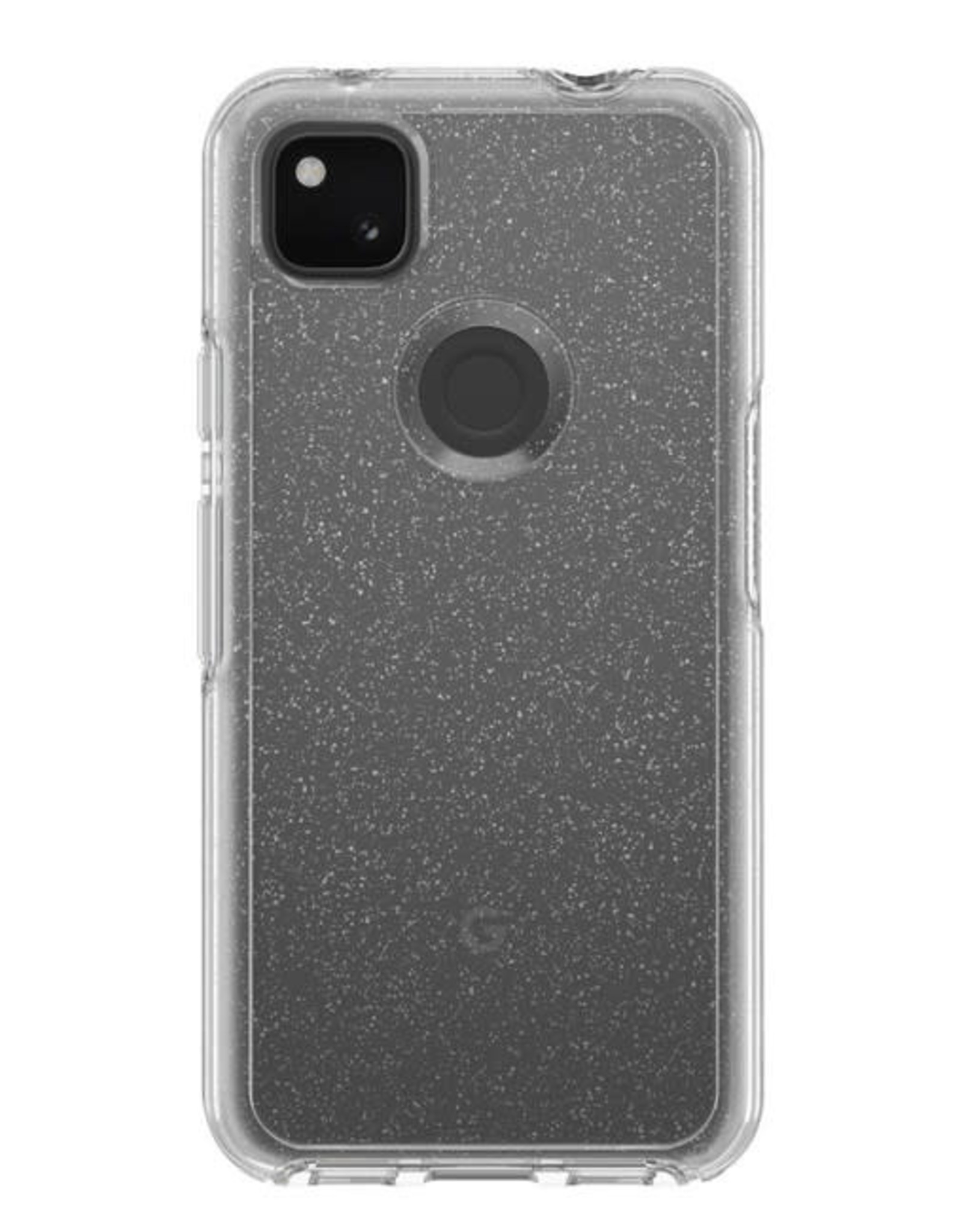 Otterbox CLEARANCE - Otterbox - Symmetry Clear Protective Case Stardust (Silver Flake/Clear) for Google Pixel 4a