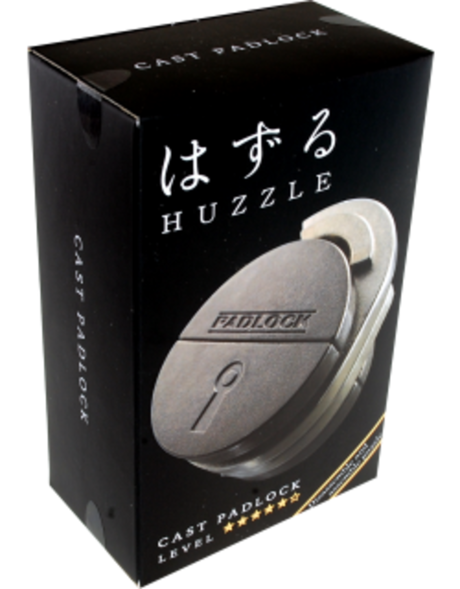 Padlock Puzzle - Hanayama Cast Metal Puzzle - Difficulty Level 5/6