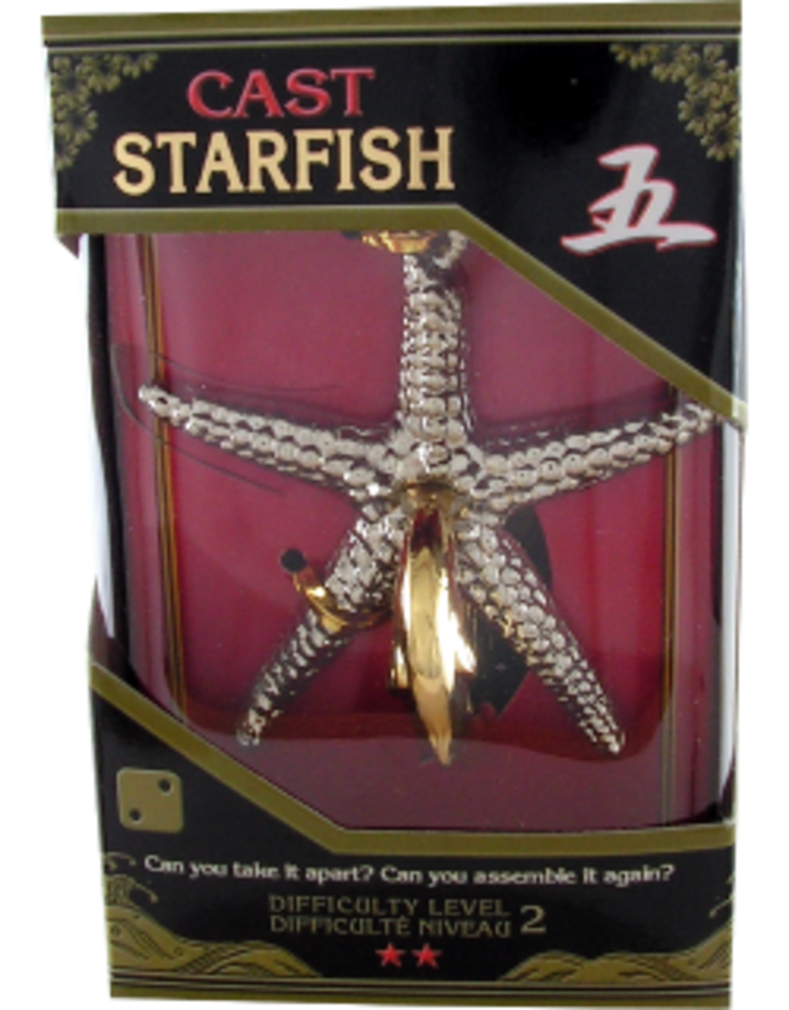 Starfish Puzzle - Hanayama Cast Puzzle - Difficulty Level 2/6