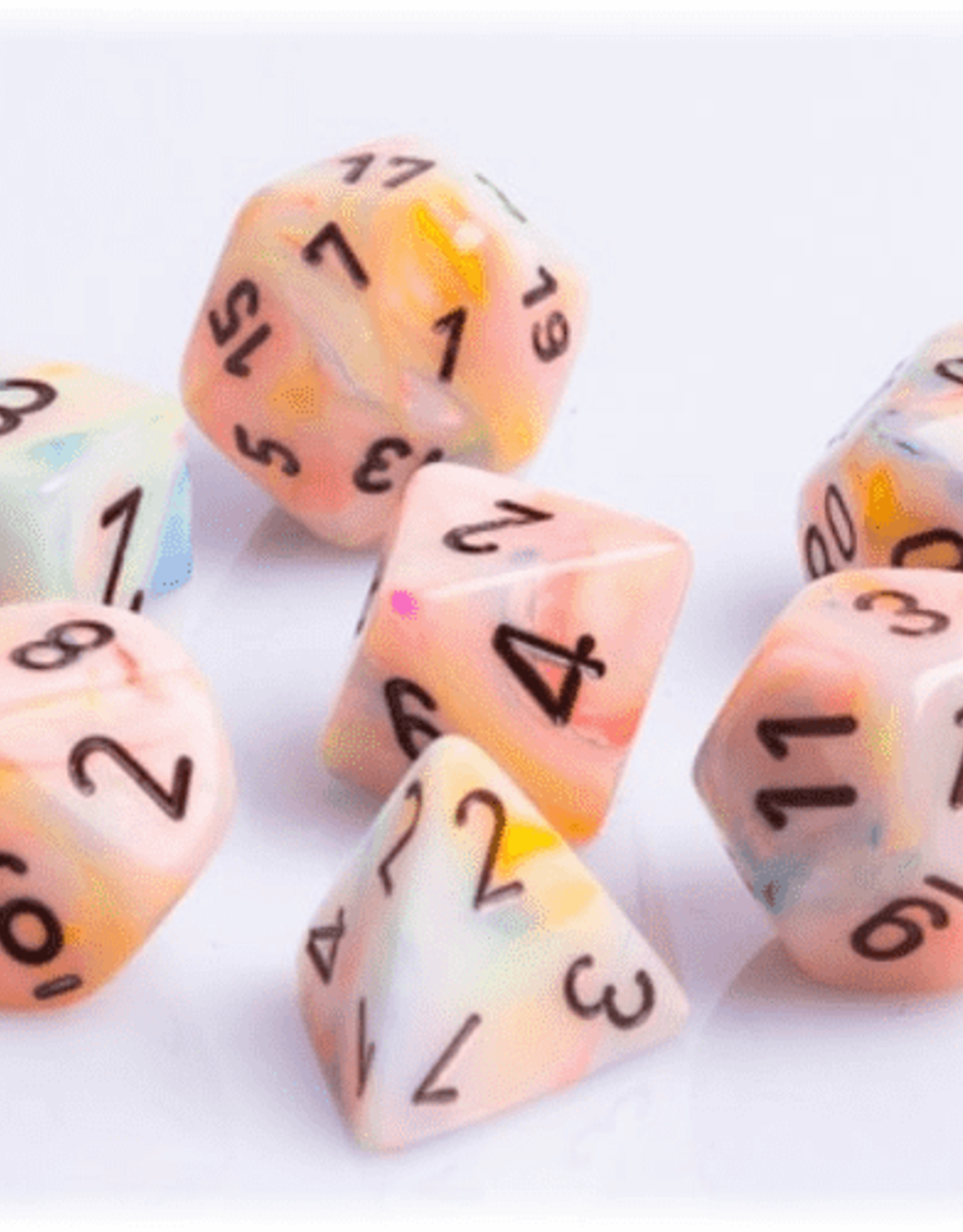 Chessex FESTIVE 7-DIE SET CIRCUS/BLACK