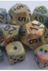 Chessex FESTIVE 7-DIE SET VIBRANT/BROWN