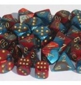 GEMINI 7-DIE RED-TEAL/GOLD