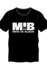 MEN IN BLACK - S Logo Men's Black Crew Neck Tee