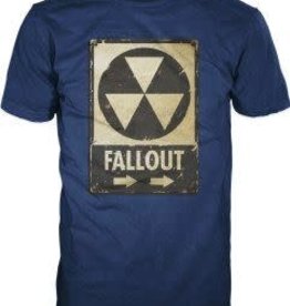 Men's Tee Blue Fallout Atomic (Sm)