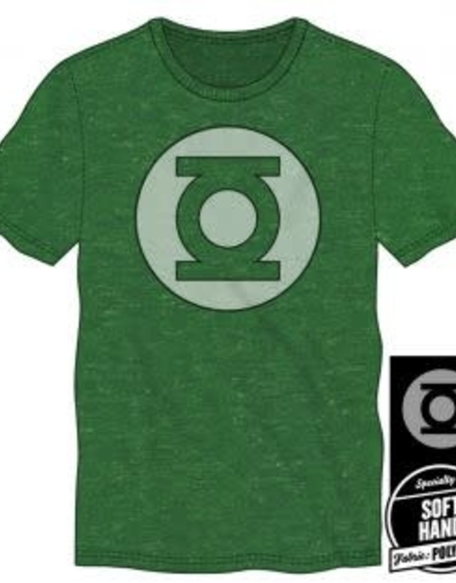 GREEN LANTERN - S Logo Men's Kelly Green Tee