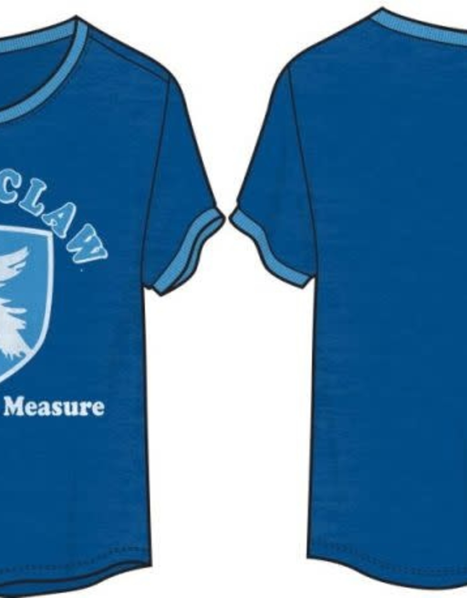 HARRY POTTER - M Ravenclaw Crest Wit Junior Ringer Blue